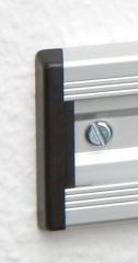 Toolflex Wandschiene Endstück Verschlußkappe 10er Paket Farbe schwarz