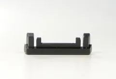 Toolflex Endkappe für Aluminium Wandschiene Farbe schwarz