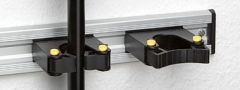Toolflex Wandhalterset Wandschiene 20cm mit 2 Stck Stielhalter f. D=15-20mm