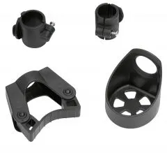 Stockhalterset inkl. Rohrschelle für 19 mm und 22 mm