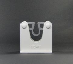 Toolflex Gerätehalter weiß Doppelpack 15-20mm